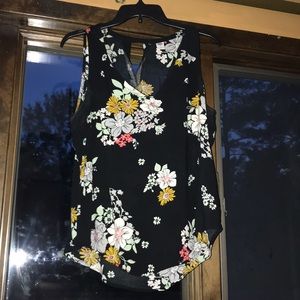 simple floral top!!